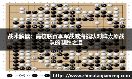 战术解读：高校联赛季军战威海战队对阵太原战队的制胜之道